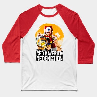 Red Maverick Redemption Baseball T-Shirt